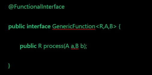 functional interfaces generics